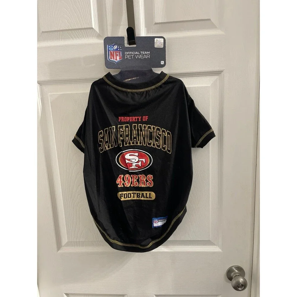 Pets First NFL San Francisco 49ers Pet T-Shirt Size XL New
